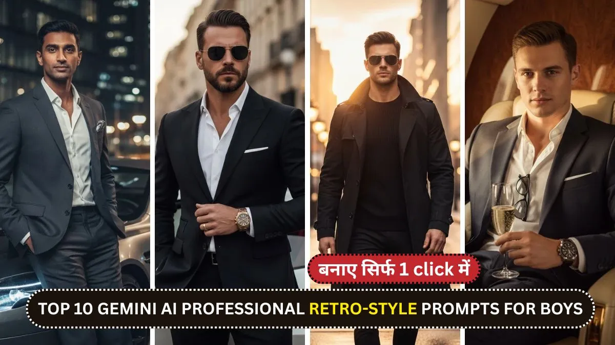 Top 10 Gemini AI Professional Retro-Style Photo Editing Prompts for Boys (2025)